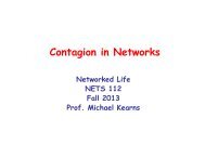 Contagion in Networks