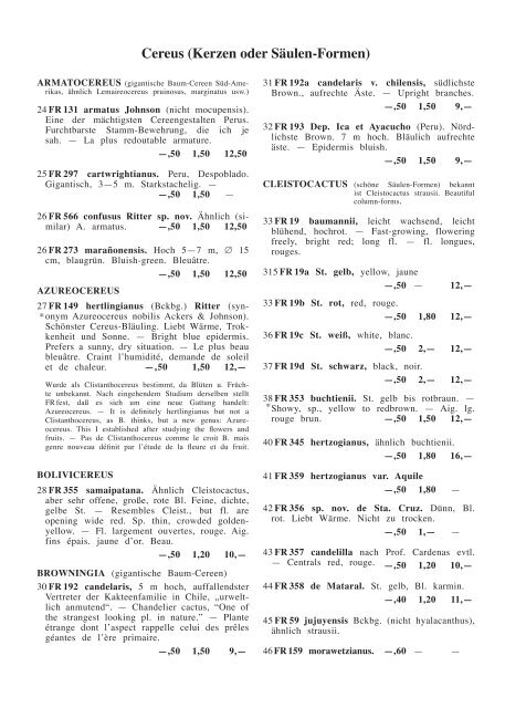 H. WINTER - Bibliothèque numérique d'ouvrages sur les cactus et ...