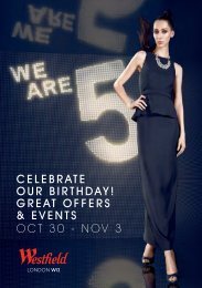 CELEBRATE OUR BIRTHDAY! GREAT OFFERS ... - Westfield