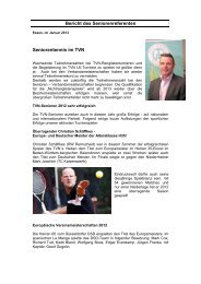 Jahresbericht 2012 - Tennis-Verband Niederrhein e.V.