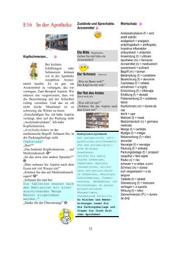 E16 In der Apotheke