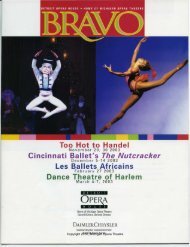 Too Hot to Handel - Allesee Dance and Opera Resource Library