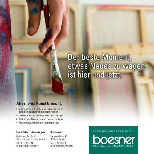 Katalog des Kursprogramms 2014 - Freie Kunstakademie Gerlingen