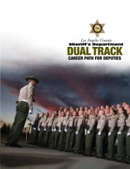 Dual Track Career Path - Los Angeles County