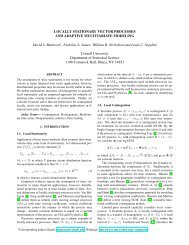 LOCALLY STATIONARY VECTOR PROCESSES AND ADAPTIVE ...