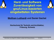 Folien - Chemnitzer Linux-Tage