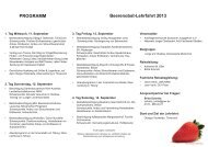 PROGRAMM Beerenobst-Lehrfahrt 2013 - VSSE