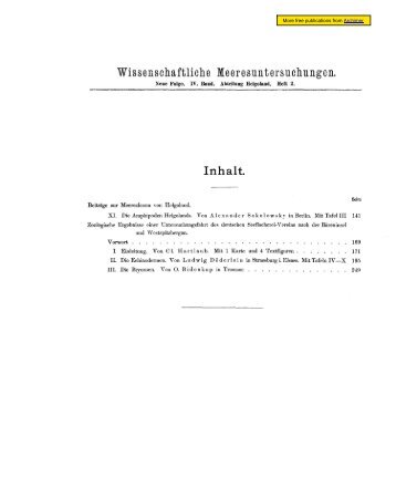 Wissenschaftliche Meeresuntersuchungen - Archimer - Ifremer