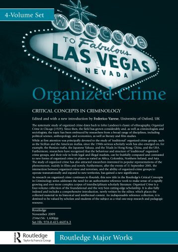 Organized Crime - Routledge