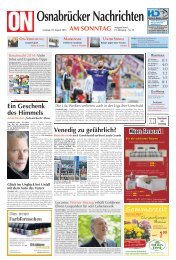 Sonntags - ePaper - Osnabrücker Nachrichten