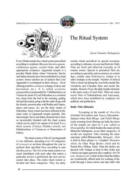 The Ritual System - Odisha.gov.in