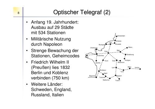 Optische Telegrafie - Informatik