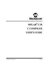 MPLAB C30 C Compiler User's Guide - Microchip