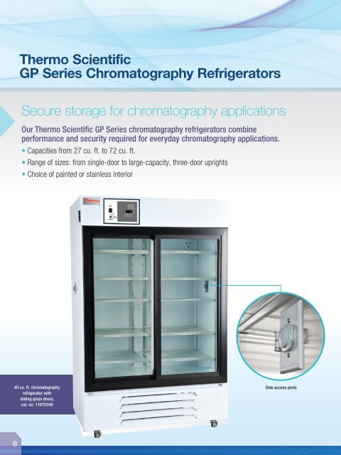 Thermo Scientific GP Series Refrigerators and ... - Fisher Scientific