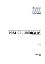 Prática Jurídica IV - Volume II - Fundação Getulio Vargas