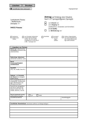 41 SprengG.pdf - Landkreis Passau