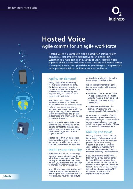 Hosted Voice - O2 Your Family