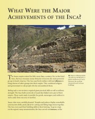 Inca Achievements