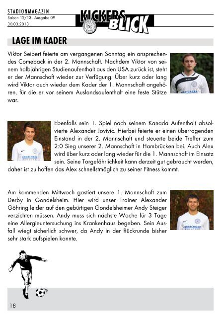 FVgg Neudorf - SV Kickers Büchig