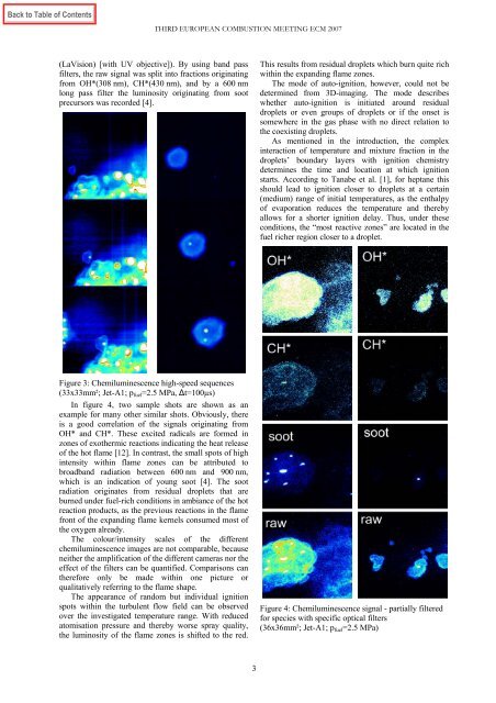 Laser based study of auto-ignition of sprays in a continuous flow ...