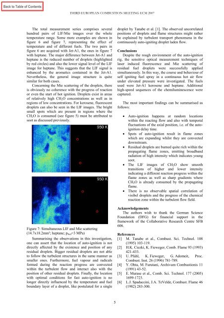 Laser based study of auto-ignition of sprays in a continuous flow ...