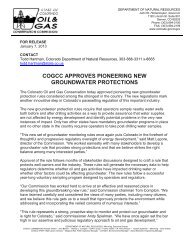 cogcc approves pioneering new groundwater protections