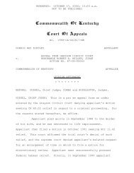 1999-CA-002617 (PDF) - Kentucky Supreme Court Searchable ...