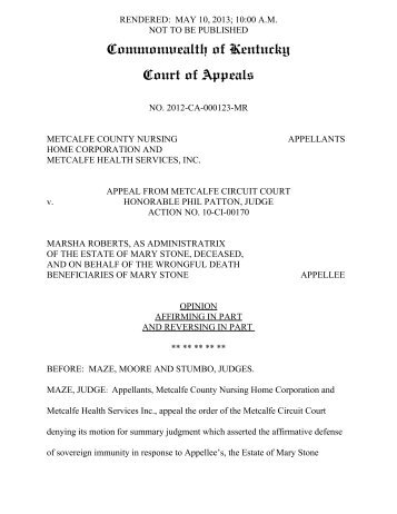 2012-CA-000123 - Kentucky Supreme Court Searchable Opinions