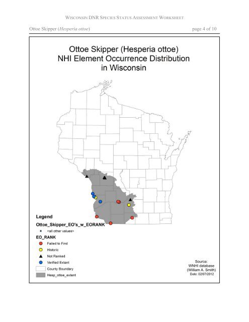 Ottoe Skipper - Wisconsin Department of Natural Resources