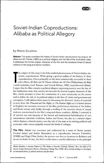 Alibaba as Political Allegory - MIT Architecture