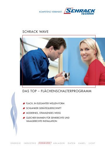 Prospekt Wave Schalterprogramm - Schrack Technik