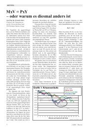 MxV = PxY – oder warum es diesmal anders ist