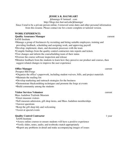 long-resume-weblogs-at-harvard-law-school-harvard-university