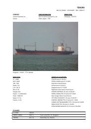 TENORA - Cargo Vessels International
