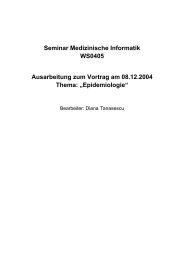 Ausarbeitung Epidemiologie