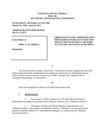 IA-3584 - Securities and Exchange Commission