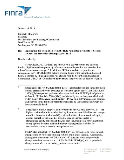 Incoming Letter Securities And Exchange Commission
