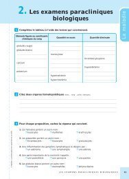 2. Les examens paracliniques biologiques - Editis