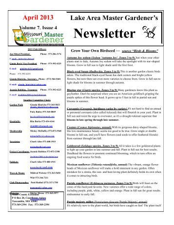 Newsletter - University of Missouri Extension