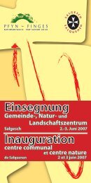 Gemeinde-, Natur- und Landschaftszentrum centre communal et ...