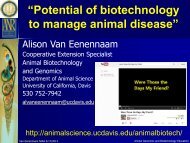 “Potential of biotechnology to manage animal disease”