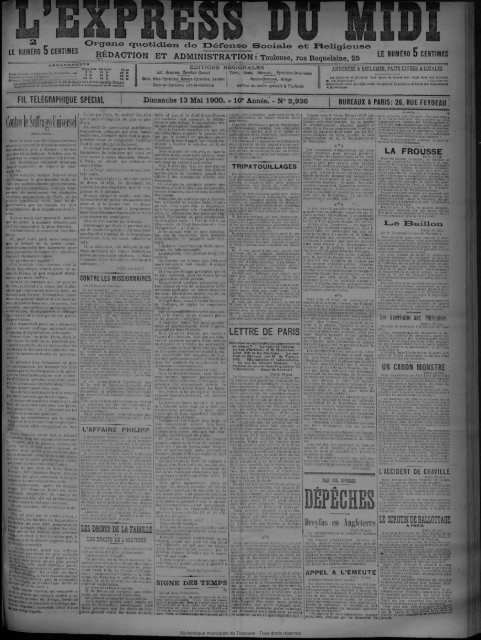13 Mai 1900