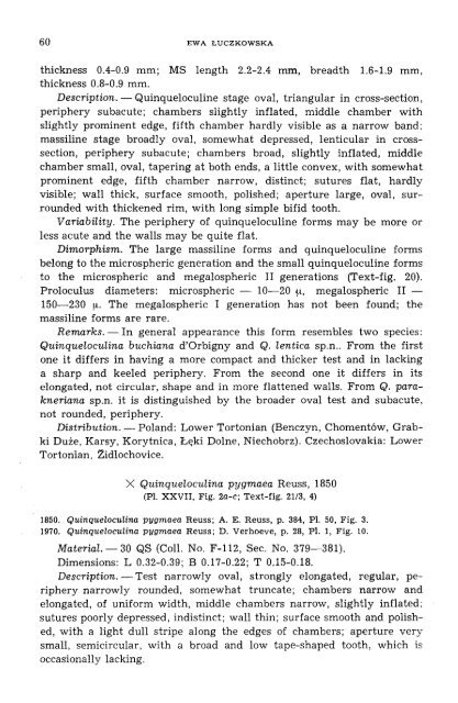 MILIOLIDAE - Acta Palaeontologica Polonica