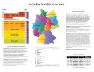 Secondary Education in Germany