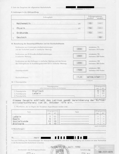 Secondary Education in Germany