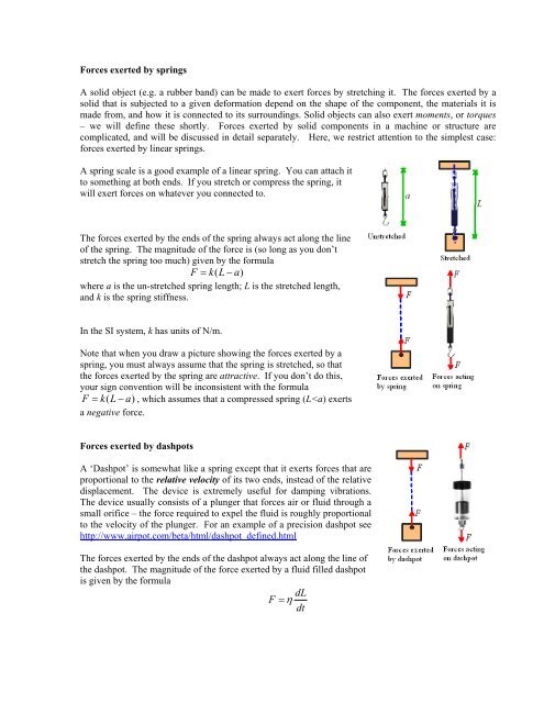 Chapter 2 Review of Forces and Moments - Brown University