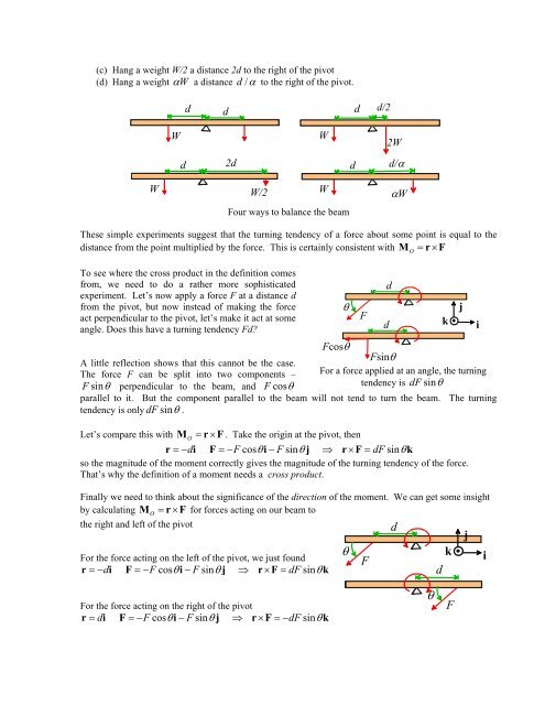 Chapter 2 Review of Forces and Moments - Brown University