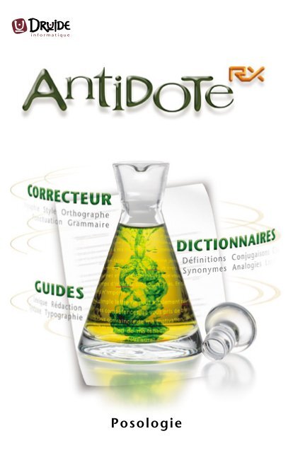 La posologie d'Antidote