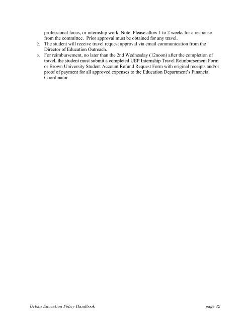 UEP Handbook.pdf - Brown University