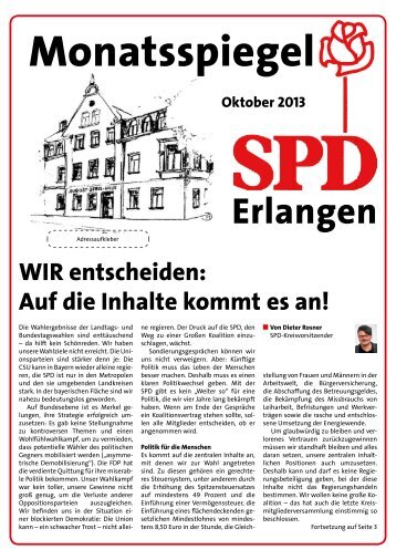 Monatsspiegel - SPD Erlangen